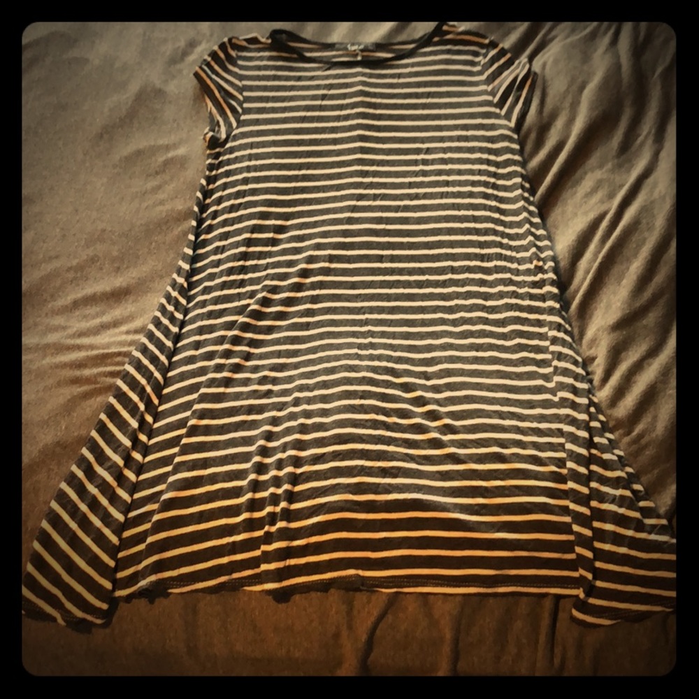 Black & White stripped dress